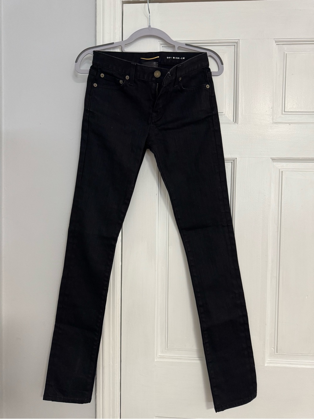 Saint Laurent Paris D01 Skinny Black Jeans Women’s Denim Pants XS-S